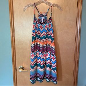 Francesca’s Geo Print Summer Dress